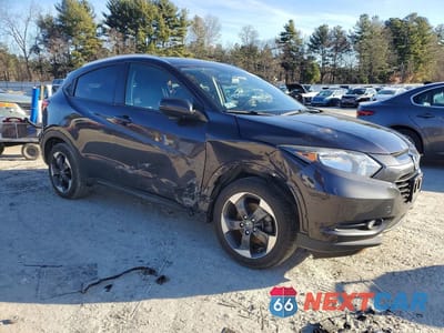 Czwarte zdjęcie samochodu z boku: 2018 HONDA HR-V EXL VIN:3CZRU6H73JM723138 - miniatura