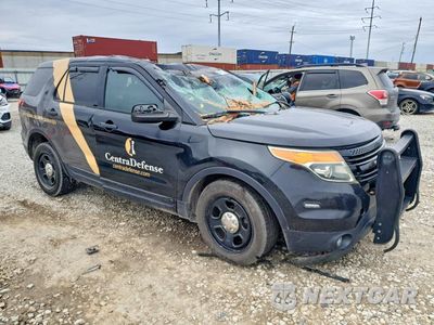 Czwarte zdjęcie samochodu z boku: 2014 FORD EXPLORER POLICE INTERCEPTOR VIN:1FM5K8AR0EGC38727 - miniatura
