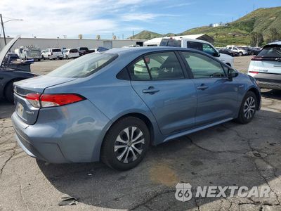 Trzecie zdjęcie samochodu z tyłu: 2021 TOYOTA COROLLA HYBRID LE VIN:JTDEAMDE5MJ002133 - miniatura