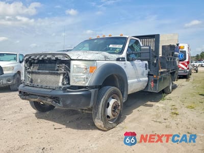 2016 FORD F450 SUPER DUTY FLATBED TRUCK 1FDUF4GT1GED38572 - główne zdjęcie licytacji z USA - miniatura