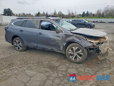 Czwarte zdjęcie samochodu z boku: 2022 SUBARU OUTBACK LIMITED VIN:4S4BTANC5N3171627 - miniatura