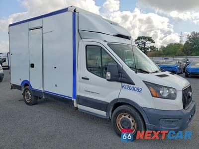 Czwarte zdjęcie samochodu z boku: 2020 FORD TRANSIT 350 DELIVERY TRUCK VIN:1FDBW5Z82LKA95565 - miniatura
