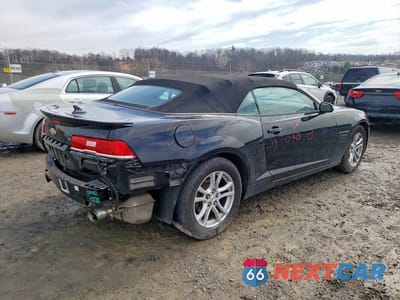 Trzecie zdjęcie samochodu z tyłu: 2015 CHEVROLET CAMARO LT VIN:2G1FD3D35F9218947 - miniatura