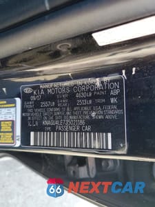 Zdjęcie 12 z 12 samochodu: 2018 KIA OPTIMA HYBRID EX VIN:KNAGU4LE7J5021186 - miniatura