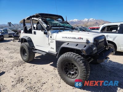 Czwarte zdjęcie samochodu z boku: 2001 JEEP WRANGLER / TJ SPORT VIN:1J4FA49S11P300748 - miniatura