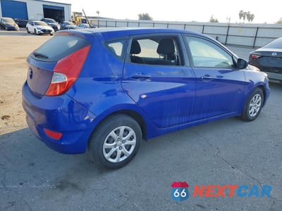 Trzecie zdjęcie samochodu z tyłu: 2013 HYUNDAI ACCENT GS VIN:KMHCT5AE9DU081943 - miniatura