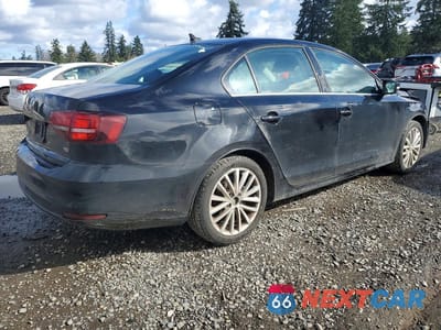 Trzecie zdjęcie samochodu z tyłu: 2016 VOLKSWAGEN JETTA SEL VIN:3VWL17AJ8GM356436 - miniatura