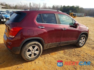 Trzecie zdjęcie samochodu z tyłu: 2017 CHEVROLET TRAX 1LT VIN:3GNCJPSBXHL194737 - miniatura