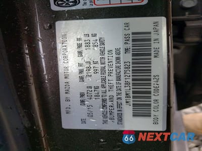 Zdjęcie 13 z 13 samochodu: 2015 MAZDA 3 TOURING VIN:JM1BM1L38F1275823 - miniatura