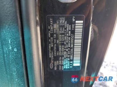 Zdjęcie 13 z 13 samochodu: 2021 HYUNDAI TUCSON ULTIMATE VIN:KM8J33AL3MU389507 - miniatura