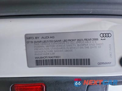Zdjęcie 12 z 12 samochodu: 2019 AUDI S5 PREMIUM PLUS VIN:WAUB4CF51KA070831 - miniatura
