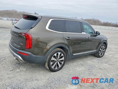Trzecie zdjęcie samochodu z tyłu: 2021 KIA TELLURIDE S VIN:5XYP64HC8MG139537 - miniatura