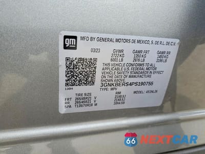 Zdjęcie 13 z 13 samochodu: 2023 CHEVROLET BLAZER RS VIN:3GNKBERS4PS190755 - miniatura