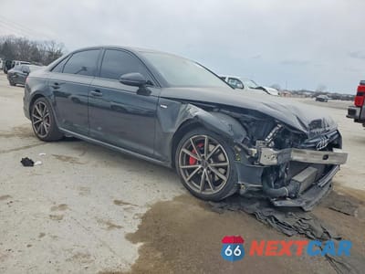 Czwarte zdjęcie samochodu z boku: 2018 AUDI A4 PREMIUM PLUS VIN:WAUENAF43JA059608 - miniatura