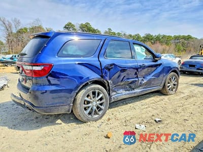 Trzecie zdjęcie samochodu z tyłu: 2017 DODGE DURANGO GT VIN:1C4RDJDG2HC713775 - miniatura