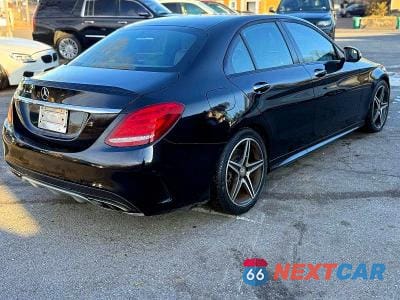 Trzecie zdjęcie samochodu z tyłu: 2016 MERCEDES-BENZ C 450 4MATIC AMG VIN:55SWF6EB2GU144777 - miniatura
