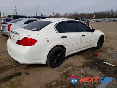 Trzecie zdjęcie samochodu z tyłu: 2010 INFINITI G37 SEDAN X VIN:JN1CV6AR8AM255054 - miniatura