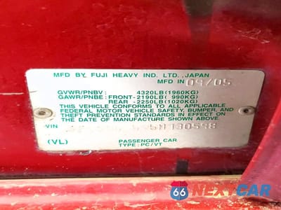 Zdjęcie 14 z 14 samochodu: 2006 SUBARU FORESTER 2.5XT VIN:JF1SG69696H730598 - miniatura
