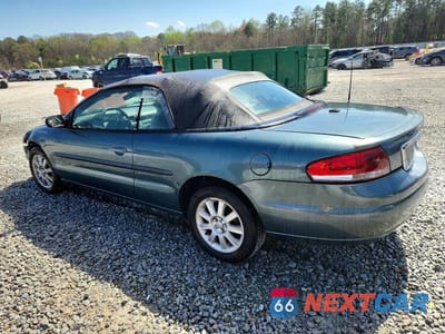 Drugie zdjęcie samochodu z przodu: 2006 CHRYSLER SEBRING GTC VIN:1C3EL75R76N135375 - miniatura