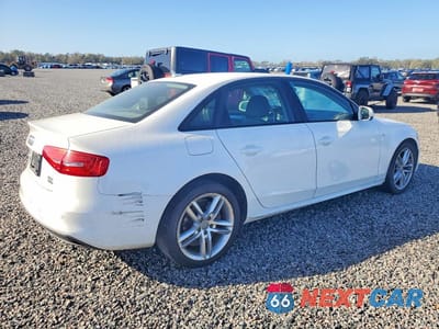 Trzecie zdjęcie samochodu z tyłu: 2016 AUDI A4 PREMIUM S-LINE VIN:WAUBFAFL6GN012825 - miniatura