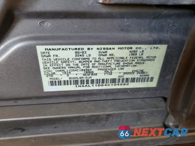 Zdjęcie 13 z 13 samochodu: 2004 NISSAN ALTIMA 2.5 VIN:1N4AL11D54C104562 - miniatura