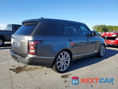 Trzecie zdjęcie samochodu z tyłu: 2017 LAND ROVER RANGE ROVER HSE VIN:SALGS2FV9HA345890 - miniatura