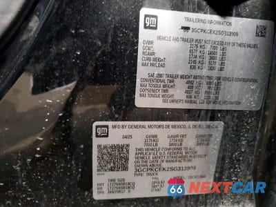 Zdjęcie 12 z 12 samochodu: 2025 CHEVROLET SILVERADO K1500 TRAIL BOSS CUSTOM VIN:3GCPKCEK2SG313909 - miniatura