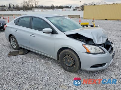 Czwarte zdjęcie samochodu z boku: 2014 NISSAN SENTRA S VIN:3N1AB7AP5EY209981 - miniatura