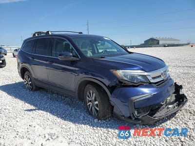 Czwarte zdjęcie samochodu z boku: 2019 HONDA PILOT EXL VIN:5FNYF5H56KB008171 - miniatura