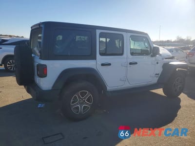 Trzecie zdjęcie samochodu z tyłu: 2021 JEEP WRANGLER VIN:1C4HJXDN6MW762749 - miniatura
