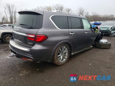 Trzecie zdjęcie samochodu z tyłu: 2023 INFINITI QX80 LUXE VIN:JN8AZ2AE7P9302024 - miniatura