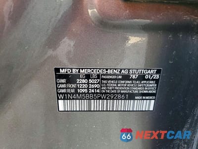 Zdjęcie 12 z 12 samochodu: 2023 MERCEDES-BENZ GLB AMG 35 4MATIC VIN:W1N4M5BB5PW292861 - miniatura