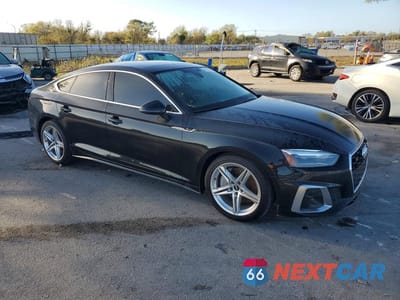 Czwarte zdjęcie samochodu z boku: 2021 AUDI A5 PREMIUM 45 VIN:WAUDACF50MA040143 - miniatura