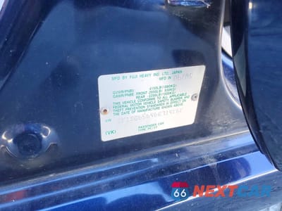 Zdjęcie 12 z 12 samochodu: 2006 SUBARU FORESTER 2.5X PREMIUM VIN:JF1SG65646G714868 - miniatura