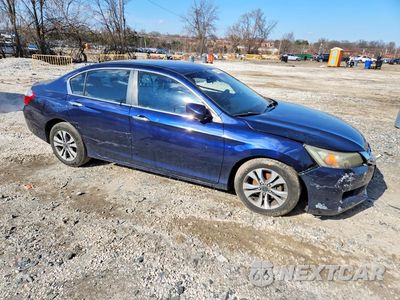 Czwarte zdjęcie samochodu z boku: 2014 HONDA ACCORD LX VIN:1HGCR2F37EA150058 - miniatura