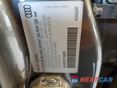 Zdjęcie 12 z 12 samochodu: 2015 AUDI S3 PREMIUM PLUS VIN:WAUBFGFF9F1048009 - miniatura