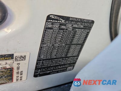 Zdjęcie 14 z 14 samochodu: 2021 JAGUAR F-PACE S VIN:SADCJ2EU2MA665794 - miniatura