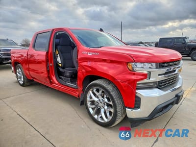 Czwarte zdjęcie samochodu z boku: 2021 CHEVROLET SILVERADO C1500 LT VIN:3GCPWCED3MG345311 - miniatura