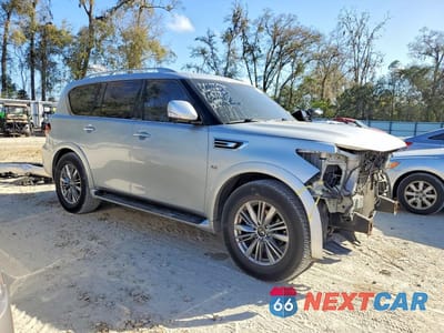 Czwarte zdjęcie samochodu z boku: 2020 INFINITI QX80 LUXE VIN:JN8AZ2NE4L9253692 - miniatura