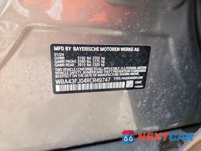 Zdjęcie 12 z 12 samochodu: 2024 BMW 530 VIN:WBA43FJ04RCR49747 - miniatura