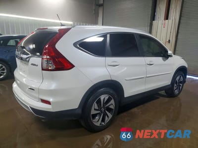 Trzecie zdjęcie samochodu z tyłu: 2015 HONDA CR-V TOURING VIN:5J6RM4H93FL056344 - miniatura