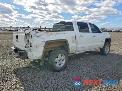 Trzecie zdjęcie samochodu z tyłu: 2014 GMC SIERRA K1500 SLE VIN:3GTU2UEC5EG254151 - miniatura