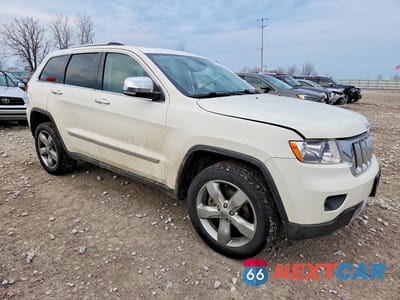 Czwarte zdjęcie samochodu z boku: 2012 JEEP GRAND CHEROKEE OVERLAND VIN:1C4RJFCT8CC361041 - miniatura