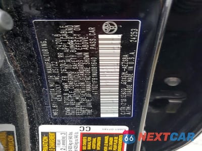 Zdjęcie 13 z 13 samochodu: 2022 TOYOTA AVALON TOURING VIN:4T1GZ1FB1NU081640 - miniatura