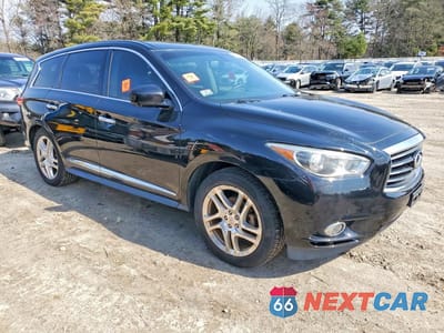 Czwarte zdjęcie samochodu z boku: 2013 INFINITI JX35 BASE VIN:5N1AL0MMXDC306762 - miniatura