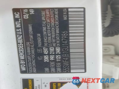 Zdjęcie 12 z 12 samochodu: 2016 MERCEDES-BENZ C 300 VIN:55SWF4JB1GU147986 - miniatura