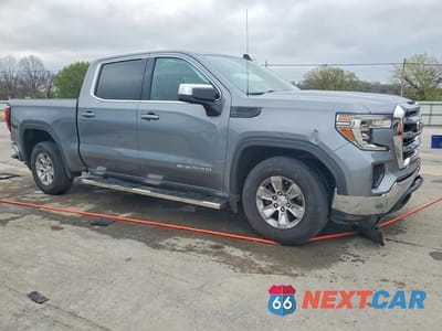 Czwarte zdjęcie samochodu z boku: 2019 GMC SIERRA C1500 SLE VIN:1GTP8BEK0KZ376760 - miniatura