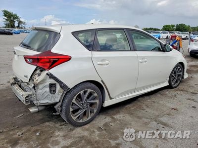 Trzecie zdjęcie samochodu z tyłu: 2017 TOYOTA COROLLA IM BASE VIN:JTNKARJE5HJ527456 - miniatura
