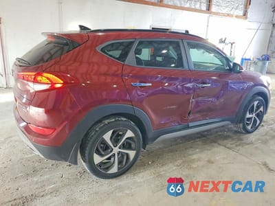 Trzecie zdjęcie samochodu z tyłu: 2018 HYUNDAI TUCSON LIMITED VIN:KM8J3CA23JU782734 - miniatura