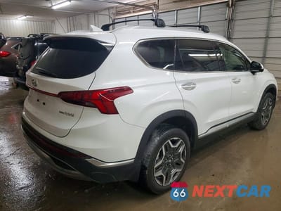Trzecie zdjęcie samochodu z tyłu: 2023 HYUNDAI SANTA FE HYBRID LIMITED VIN:5NMS5DA16PH003780 - miniatura